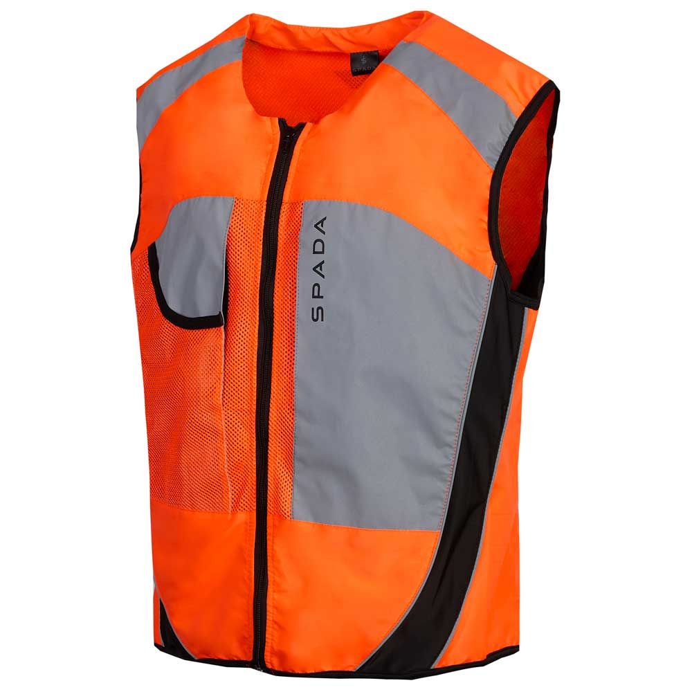 Spada Spark Hi-Vis Vest Orange FREE UK Delivery, FREE 365 Day Returns | Moto Central
