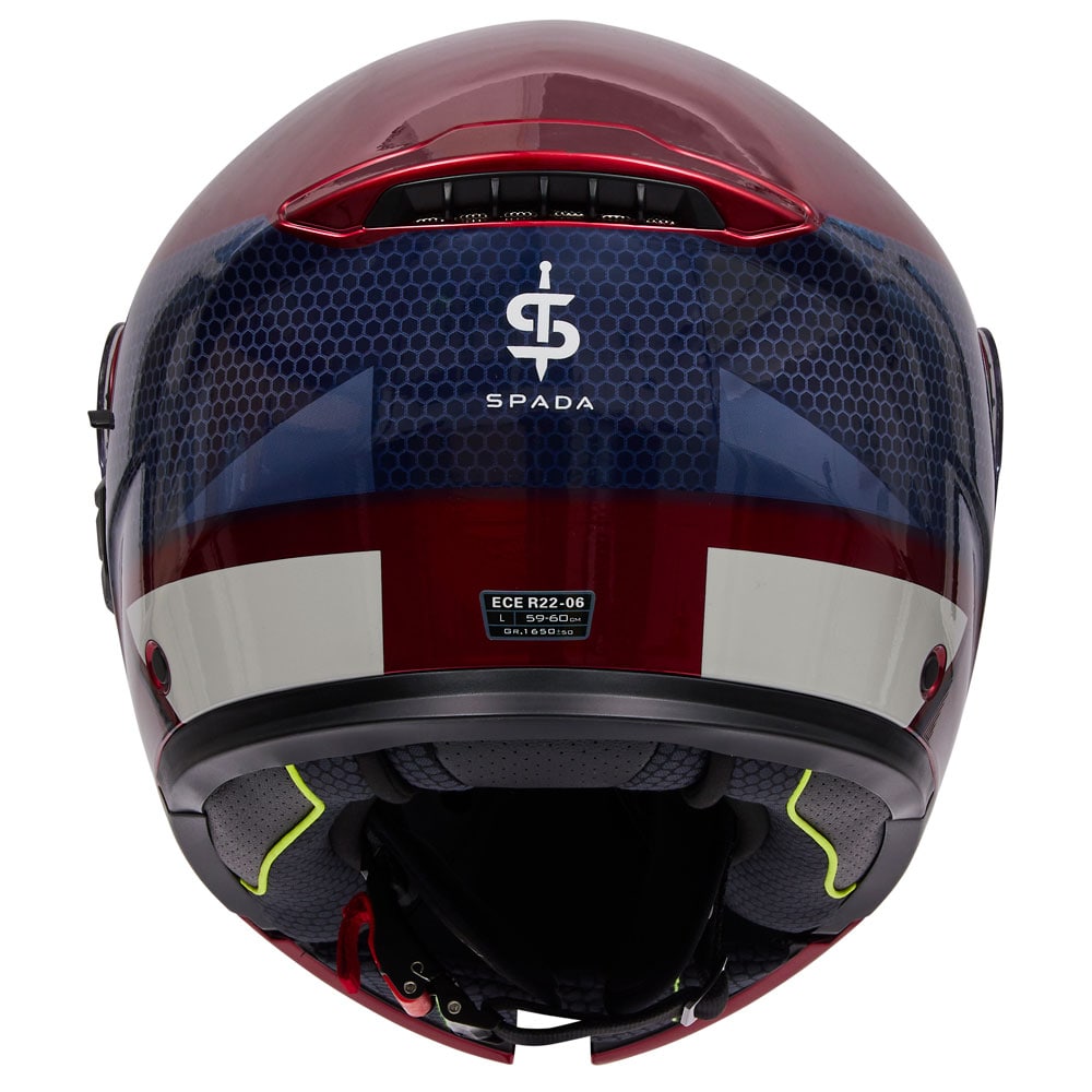 Spada Orion 2 Allure Red / Blue FREE UK Delivery, FREE 365 Day Returns | Moto Central