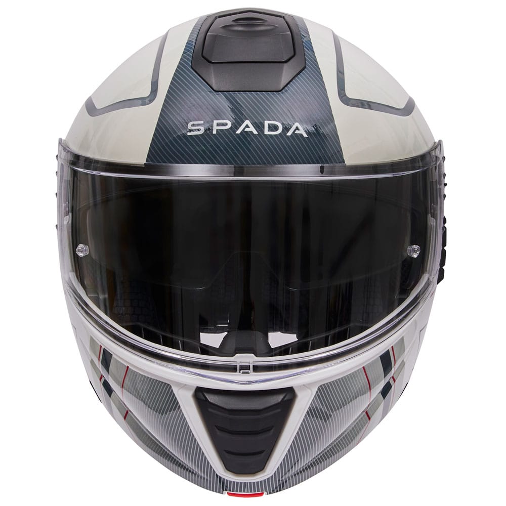 Spada Orion 2 Element White / Grey / Red FREE UK Delivery, FREE 365 Day Returns | Moto Central
