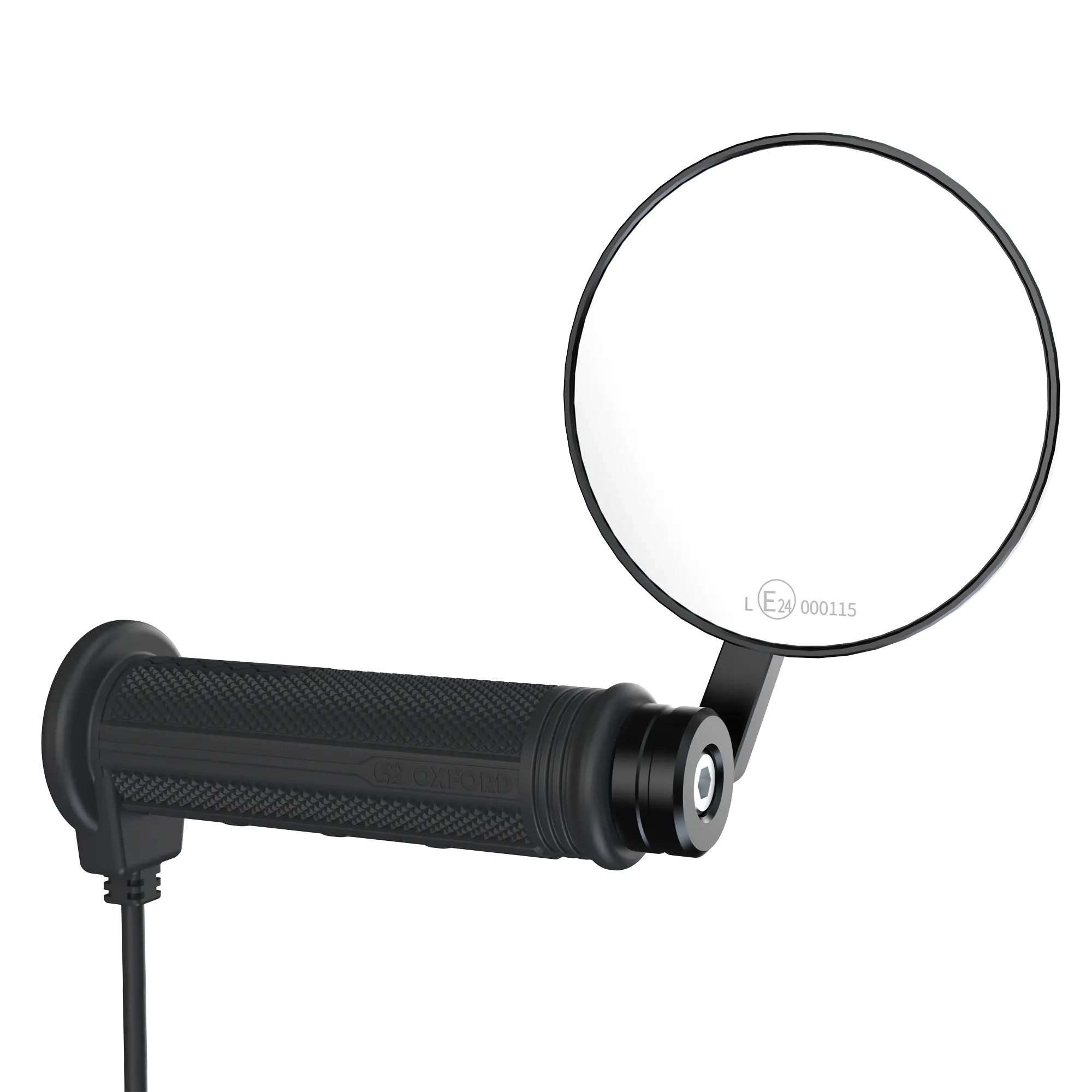 Oxford Circle 360 XL Bar End Mirror FREE UK Delivery, FREE 365 Day Returns | Moto Central