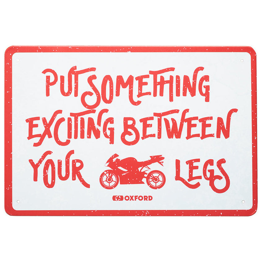 Oxford Exciting Garage Metal Sign - 30cm x 20cm x 0.25mm - garage sign product view