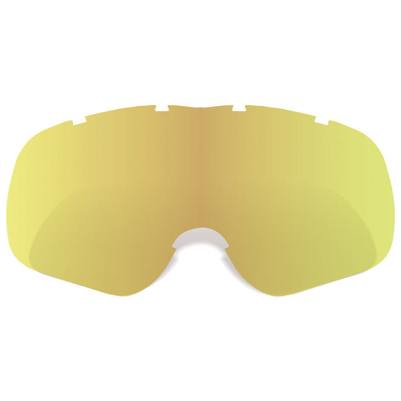 Oxford Fury Junior Lens Gold Tint - gold tint junior replacement lens front view