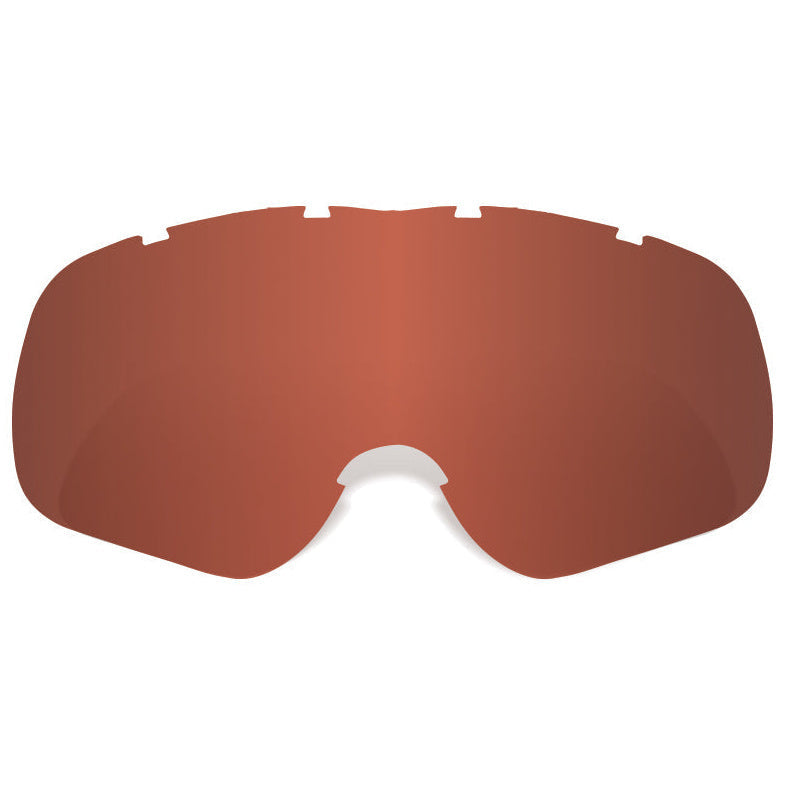 Oxford Fury Lens Red Tint - red tint replacement lens front view