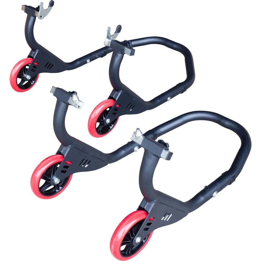 BikeTek Premium Front Track Paddock Stand Matt Black