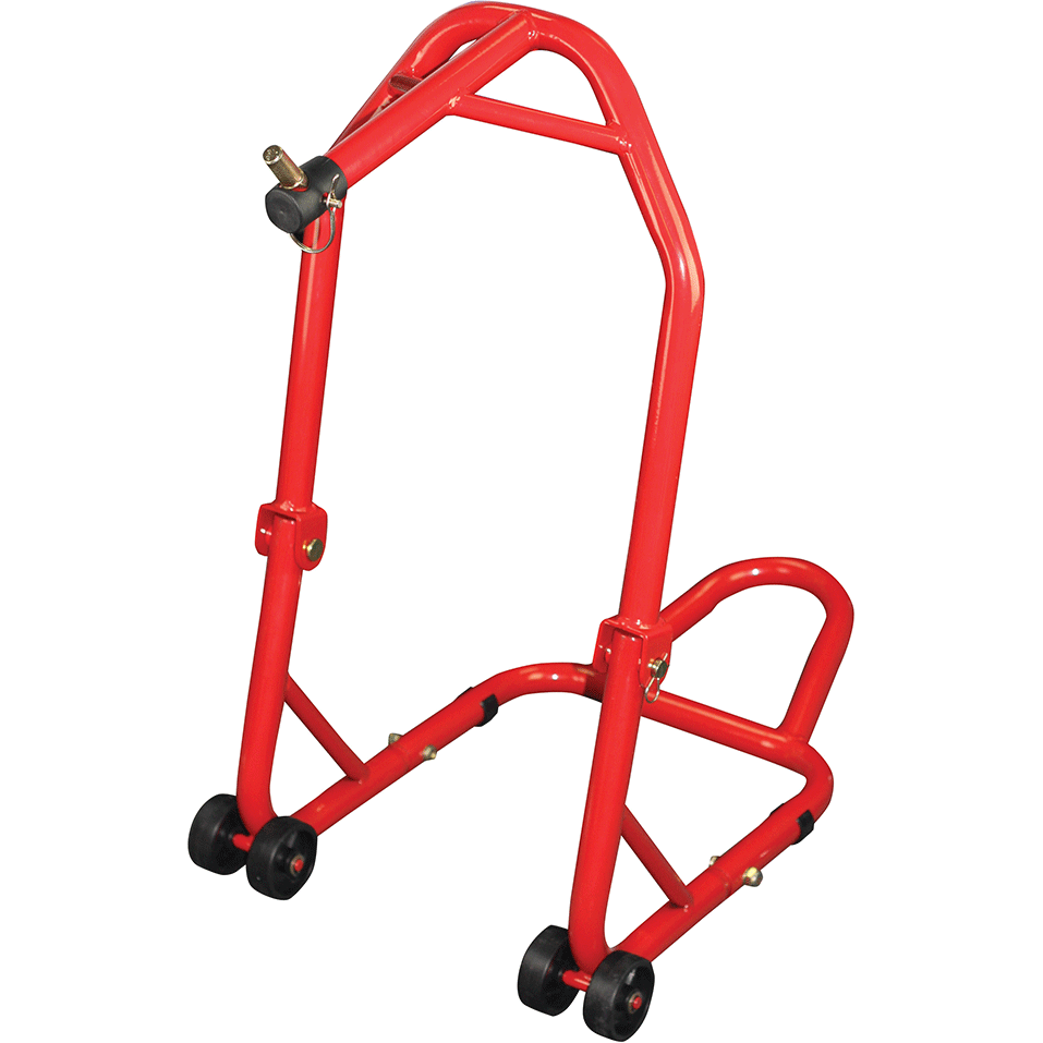 BikeTek Series 3 Front Headlift Track Paddock Stand Red
