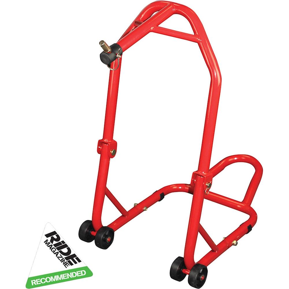 BikeTek Series 3 Front Headlift Track Paddock Stand Red