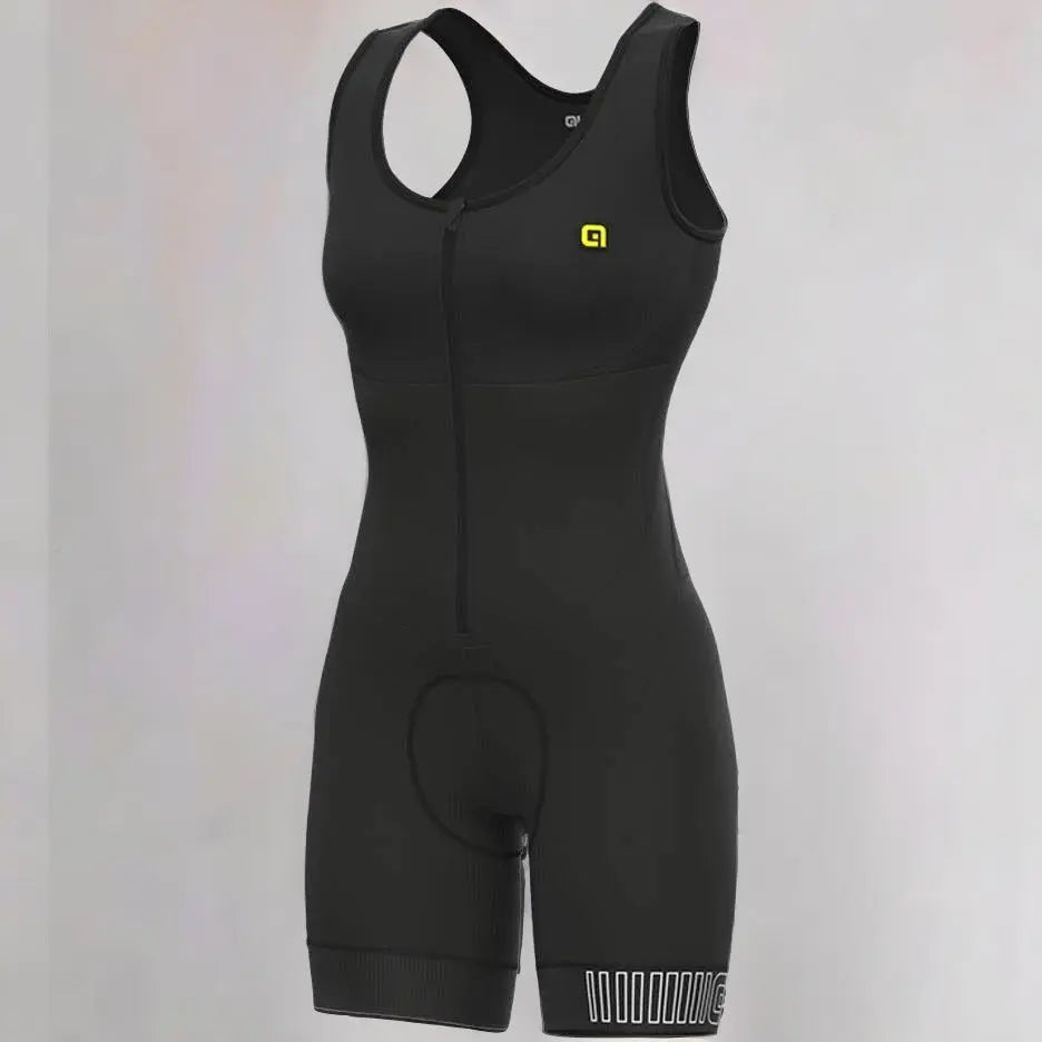 Ale Clothing Classico RL 2.0 Pragma Sleeveless Ladies Skinsuit Black - FREE UK Shipping, FREE 365 Day Returns | Moto Central