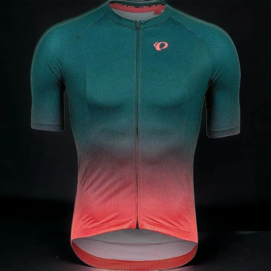 Pearl Izumi Interval Jersey Pine / Atomoic Red - FREE UK Shipping, FREE 365 Day Returns | Moto Central