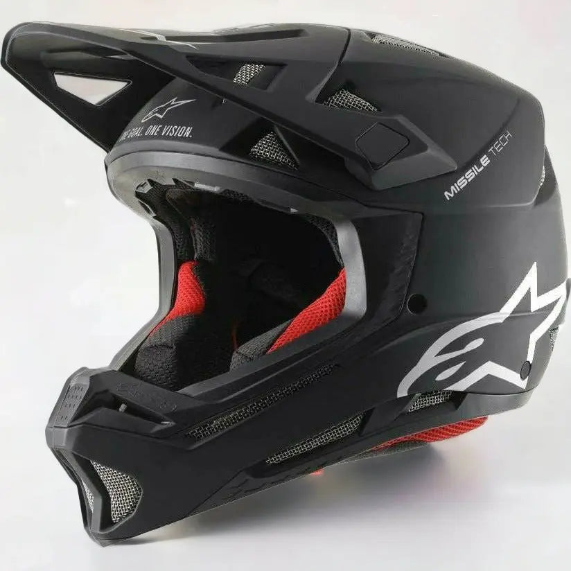 Alpinestars Missile Tech Solid CE EN Helmet Matt Black - FREE UK Shipping, FREE 365 Day Returns | Moto Central