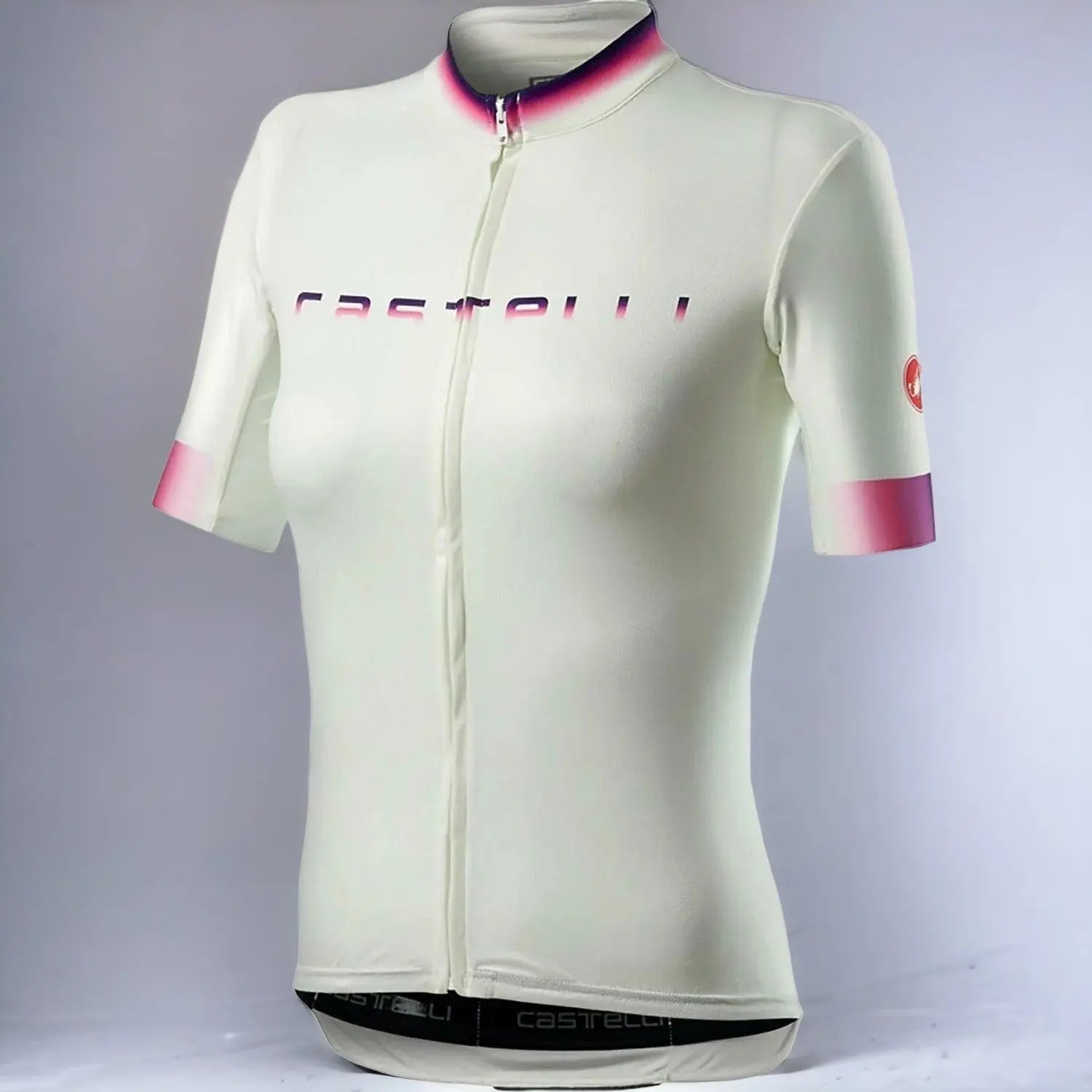 Castelli Gradient Jersey Ivory - FREE UK Shipping, FREE 365 Day Returns | Moto Central