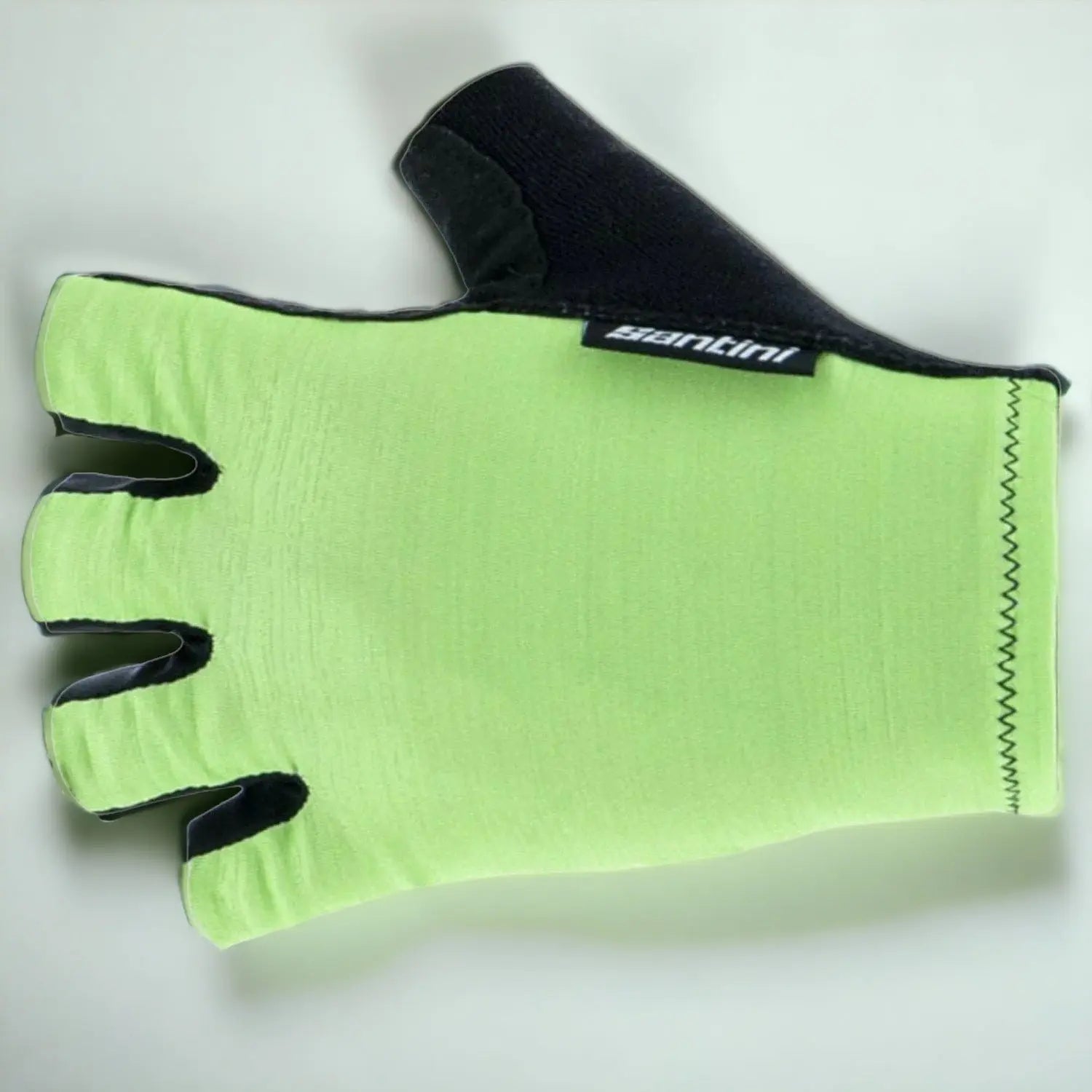 Santini SS21 Cubo Cycling Gloves Flashy Green - FREE UK Shipping, FREE 365 Day Returns | Moto Central