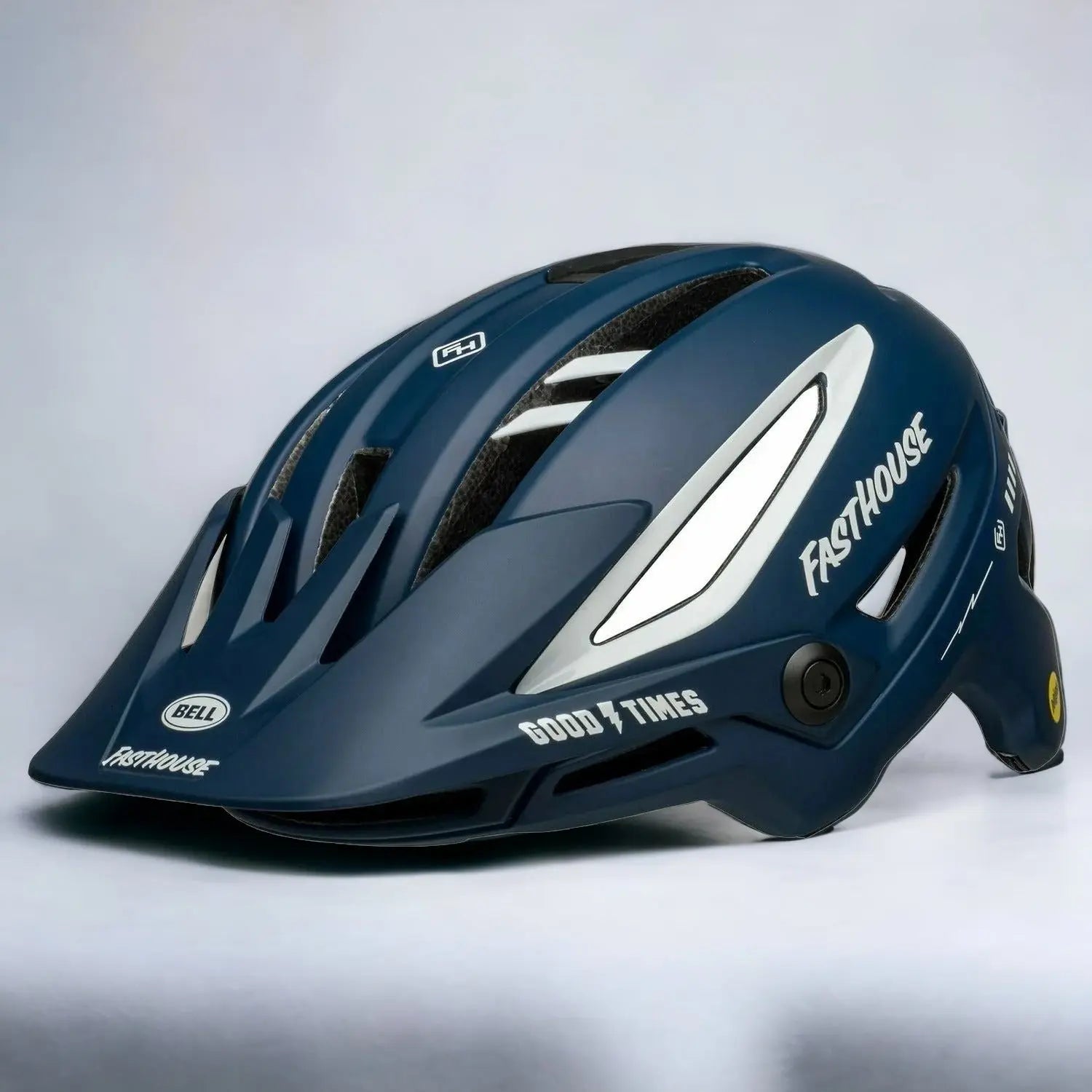 Bell Sixer MIPS MTB Helmet Fasthouse Matt / Gloss Blue / White - FREE UK Shipping, FREE 365 Day Returns | Moto Central
