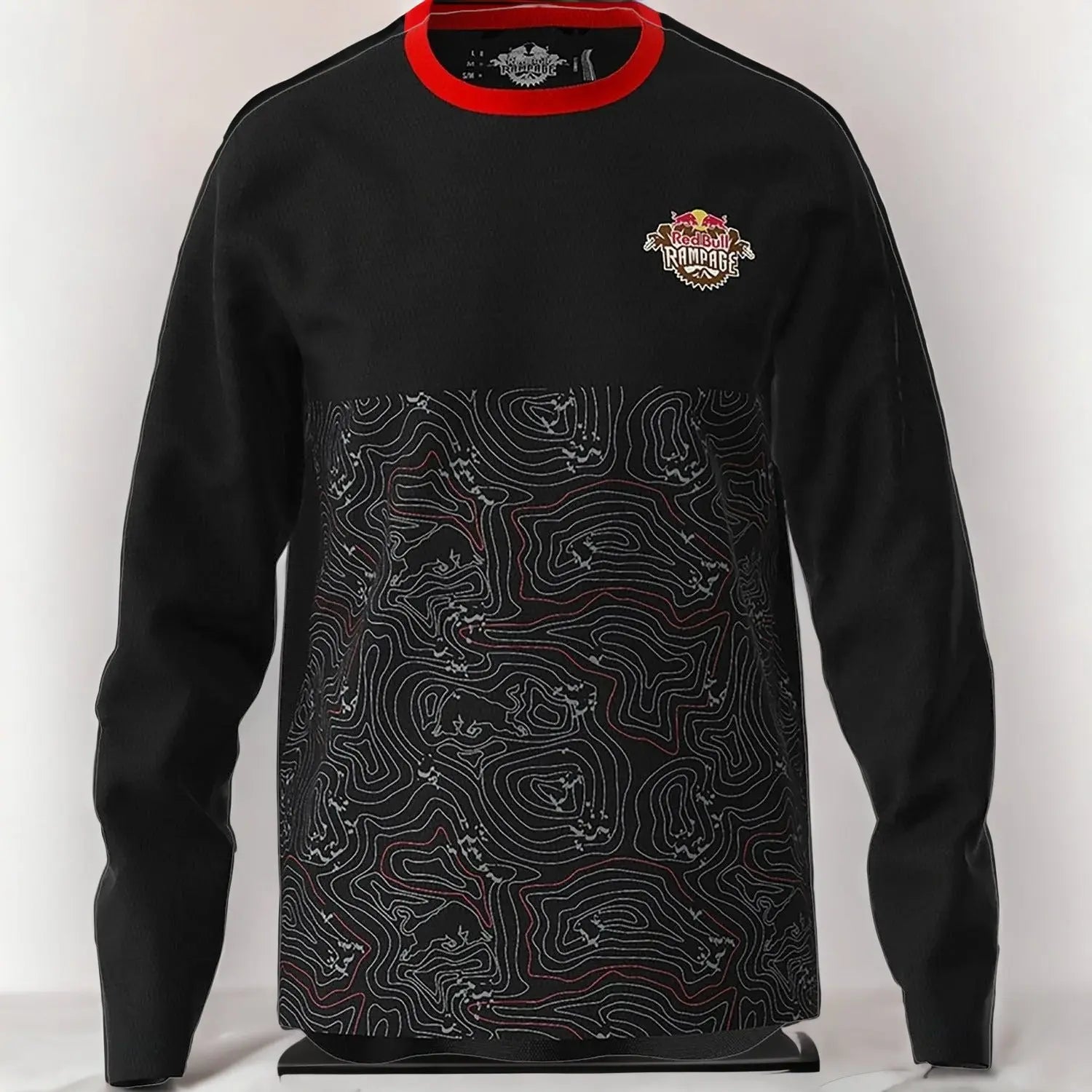 Red Bull Rampage Tech Long Sleeves Jersey Black - FREE UK Shipping, FREE 365 Day Returns | Moto Central