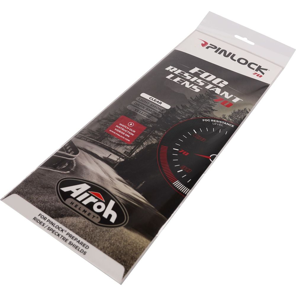 Airoh Mathisse Helmet Pinlock Original 70 Fog Resistant Lens Insert Light Smoke