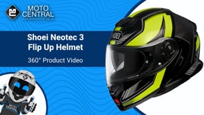 Shoei Neotec 3 Grasp TC3 Flip-Up Helmet Yellow - FREE UK Shipping, FREE 365 Day Returns | Moto Central