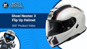 Shoei Neotec 3 Satori TC6 Flip-Up Helmet White - FREE UK Shipping, FREE 365 Day Returns | Moto Central
