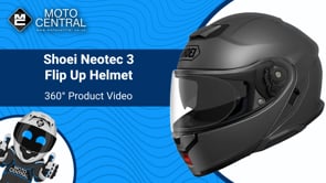 Shoei Neotec 3 Plain Flip-Up Helmet Matt Deep Grey - FREE UK Shipping, FREE 365 Day Returns | Moto Central