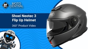 Shoei Neotec 3 Plain Flip-Up Helmet Anthracite - FREE UK Shipping, FREE 365 Day Returns | Moto Central