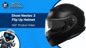 Shoei Neotec 3 Plain Flip-Up Helmet Matt Black - FREE UK Shipping, FREE 365 Day Returns | Moto Central