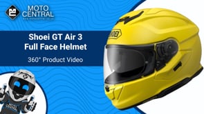 Shoei GT Air 3 Plain Full Face Helmet Brilliant Yellow - FREE UK Shipping, FREE 365 Day Returns | Moto Central