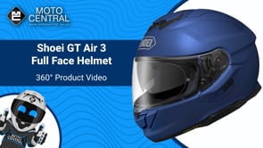 Shoei GT Air 3 Plain Full Face Helmet Matt Blue - FREE UK Shipping, FREE 365 Day Returns | Moto Central