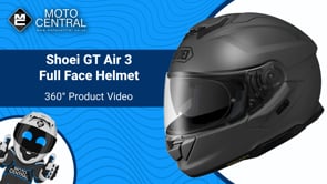 Shoei GT Air 3 Plain Full Face Helmet Matt Deep Grey - FREE UK Shipping, FREE 365 Day Returns | Moto Central