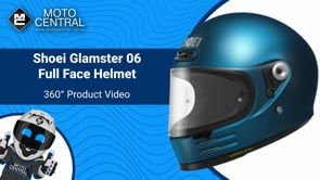 Shoei Glamster 06 Plain Full Face Helmet Laguna Blue - FREE UK Shipping, FREE 365 Day Returns | Moto Central