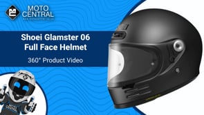 Shoei Glamster 06 Plain Full Face Helmet Matt Black - FREE UK Shipping, FREE 365 Day Returns | Moto Central