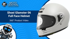 Shoei Glamster 06 Plain Full Face Helmet Off White - FREE UK Shipping, FREE 365 Day Returns | Moto Central