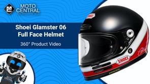 Shoei Glamster 06 Abiding TC1 Full Face Helmet Black / White / Red - FREE UK Shipping, FREE 365 Day Returns | Moto Central