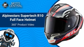 Alpinestars Supertech R10 Team ECE 06 / FIM Full Face Helmet Black / Carbon / Fluo Red / Matt Dark Blue - FREE UK Shipping, FREE 365 Day Returns | Moto Central