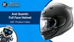 Arai Quantic Solid Full Face Helmet Frost Black - FREE UK Shipping, FREE 365 Day Returns | Moto Central