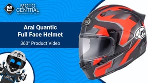 Arai Quantic Robotic Full Face Helmet Red - FREE UK Shipping, FREE 365 Day Returns | Moto Central