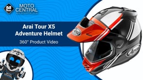 Arai Tour-X 5 Cosmic MX Helmet Red - FREE UK Shipping, FREE 365 Day Returns | Moto Central