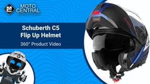 Schuberth C5 Eclipse Flip-Up Helmet Blue - FREE UK Shipping, FREE 365 Day Returns | Moto Central