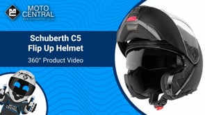 Schuberth C5 Flip-Up Helmet Matt Black - FREE UK Shipping, FREE 365 Day Returns | Moto Central