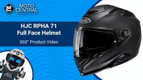 HJC RPHA 71 Full Face Helmet Matt Black - FREE UK Shipping, FREE 365 Day Returns | Moto Central