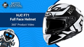 HJC F71 Bard Full Face Helmet MC5 Black - FREE UK Shipping, FREE 365 Day Returns | Moto Central