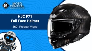 HJC F71 Full Face Helmet Carbon - FREE UK Shipping, FREE 365 Day Returns | Moto Central