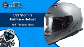 LS2 FF800 Storm 2 ECE 22.06 Full Face Helmet Solid Nardo Grey - FREE UK Shipping, FREE 365 Day Returns | Moto Central