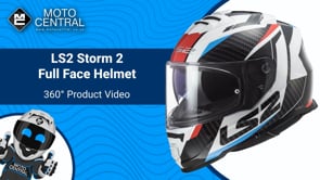 LS2 FF800 Storm 2 ECE 22.06 Full Face Helmet Racer Red / Blue - FREE UK Shipping, FREE 365 Day Returns | Moto Central