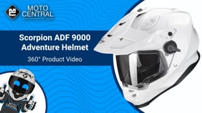 Scorpion ADF-9000 Adventure Helmet Pearl White - FREE UK Shipping, FREE 365 Day Returns | Moto Central