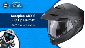Scorpion ADX-2 Flip-Up Helmet Matt Pearl Black - FREE UK Shipping, FREE 365 Day Returns | Moto Central