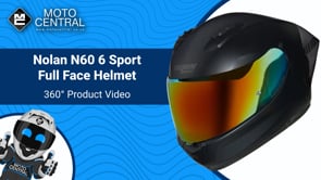 Nolan N60-6 Sport Irido Full Face Helmet Matt Black - FREE UK Shipping, FREE 365 Day Returns | Moto Central