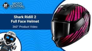 Shark Ridill 2 Full Face Helmet Assya Black / Violet - FREE UK Shipping, FREE 365 Day Returns | Moto Central