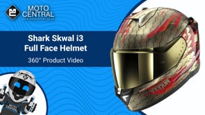 Shark Skwal i3 Full Face Helmet Venum Black / Red / Pearl - FREE UK Shipping, FREE 365 Day Returns | Moto Central