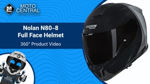 Nolan N80-8 Vern Speciale Full Face Helmet Black / Grey - FREE UK Shipping, FREE 365 Day Returns | Moto Central