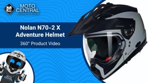 Nolan N70-2 X 06 Classico Adventure Helmet Grey - FREE UK Shipping, FREE 365 Day Returns | Moto Central
