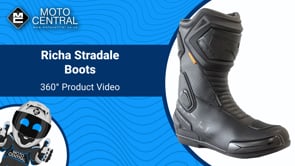 Richa Stradale Boots Black - FREE UK Shipping, FREE 365 Day Returns | Moto Central