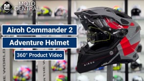 Airoh Commander 2 Reveal Matt Fluo Red - FREE UK Shipping, FREE 365 Day Returns | Moto Central